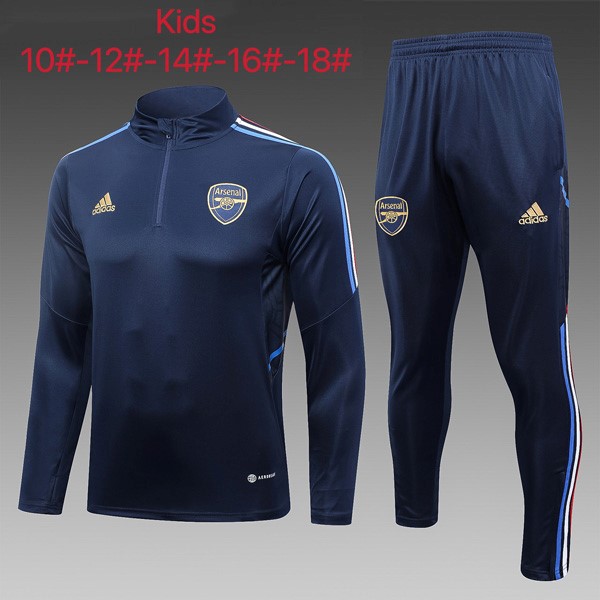 Kinder Trainingsanzug Arsenal 2023-2024 Blau